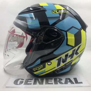 helm nhk r6 motif cube black yellow