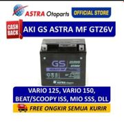 Aki Motor Gs Astra Gtz6V/Gtz7S Untuk Motor Vario125,Vario150,Sat