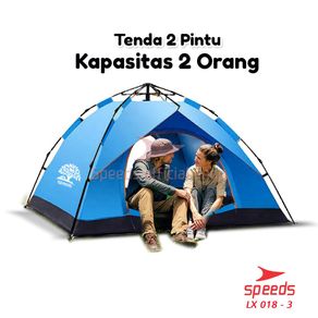 SPEEDS Tenda Camping Tenda Kemah Speeds 2 Orang Lipat Portable Tipe Pyramid Import Original 018-3