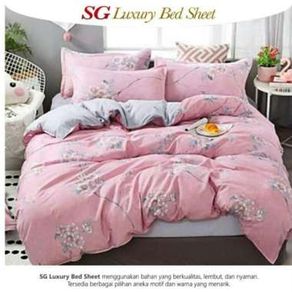 Sprei Katun Lokal Queen 160X200X25