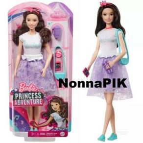 Boneka Barbie Renee Princess Adventure Black Hair with Assesories