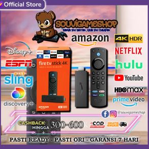 amazon fire tv stick 4k 3rd gen alexa voice remote newest 2021 edition - 7 hari garansi
