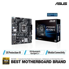 ASUS PRIME H510M-E Intel® H510 (LGA 1200) micro ATX motherboard