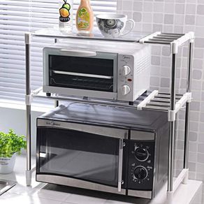 Rak microwave ,rak susun serbaguna , rak oven ,rak susun microwave , rak susun dapur , rak