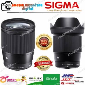 sigma lens for sony fullframe 16mm f/1.4 dc dn contemporary e-mount