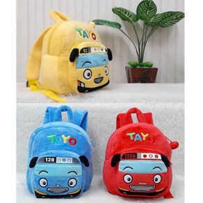 Tas Ransel Tayo Karakter Mobil 2rest m Backpack Anak Sekolah Paud TK Unofficial