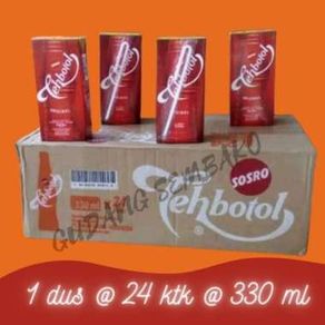 Sosro Teh Botol Kotak 330 mL / 24 pcs