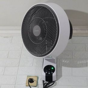 krisbow kipas angin dinding dengan remote  wall fan minimalis 65 watt