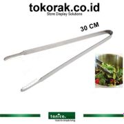 CAPITAN MAKANAN STAINLESS TANICA 12 INCH PENJEPIT FOOD TONG BBQ