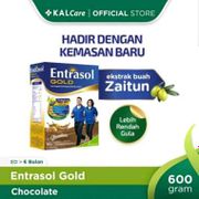 Entrasol Gold Chocolate Susu Tinggi Kalsium Box 600 Gr