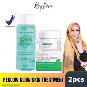 Reglow Paket Glow Skin Treatment 2 in 1 Toner & Cream skincare dr Shindy