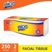 PROMO Tisu Nice Facial 250 Sheet Tissue Soft Pack 250 Sheets 2 ply 1 DUS (36 PACK)