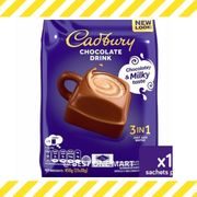 cadbury hot chocolate drink 3in1 3 in 1 / minuman cokelat panas