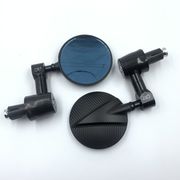 spion jalu bulat cembung spion bar and cnc spion jalu universal - hitam cnc
