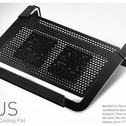 cooler master notepal u2 plus movable fan aluminium cooling pad hitam