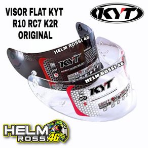 harga flat visor dark kyt r10