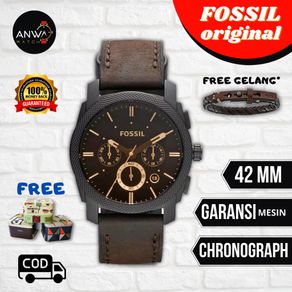 Jam Tangan Pria Fossil FS 4656 Set Gelang Original