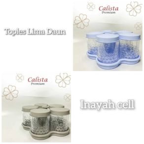 TOPLES CALISTA 5 DAUN/TOPLES KUE ISI 5 SET /TOPLES LEBARAN-INAYAH CELL