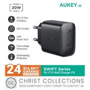 AUKEY KEPALA CHARGER 20W FAST CHARGE PORT TYPE C IPHONE 12 SAMSUNG S20 & ANDROID PA-F1S