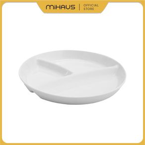 MIHAUS UPPVISPAD Piring dengan Sekat - Porselen, Putih IKEA UP1015