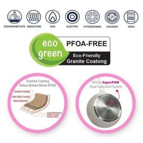 BOLDe Panci SUPER PAN 3 Pcs Set - Granite