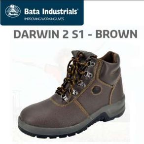 SEPATU SAFETY BATA DARWIN BROWN /ORIGINAL