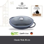 Debellin Classic Wok Pan 36 cm Wajan Granite Anti Lengket Premium - CLASSIC36