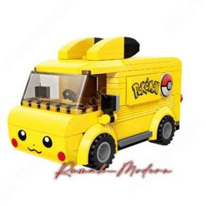 Keepley Mainan Bricks Pokemon Pikachu Mini Bus