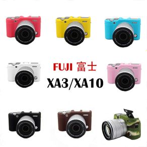 Lembut Silicone Karet Kasus Tas Silikon Kasus untuk Fuji Fujifilm Kamera Video XA3 XA-3 XA10 XA-10 Kulit Kamera Melindungi tas
