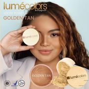 loose powder lumecolors pore blurring effect with oil control original - golden tan