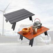 Meja Lipat Aluminium Alloy Folding Table Meja Mini Portable Camping Outdoor