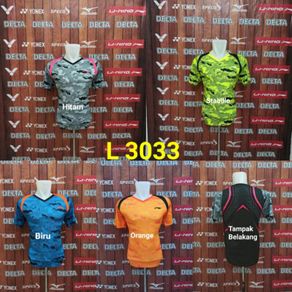 Baju Kaos Olahraga Badminton Lining Import Kaos Bulutangkis Tenis Meja L 3033 Import