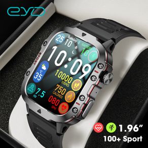 EYD Tetra S2 Smartwatch | Support Swimming | Kalkulator | Game | Bluetooth Call | 100 Sports Modes | Jam Tangan Pria Wanita | Heart Rate Blood Oxygen Monitor | Original Smart Watch
