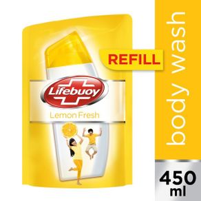 lifebuoy body wash lemon fresh pouch 450ml