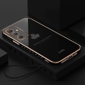Case Maple Terbaru Samsung A54 5G Softcase Elektro Plating