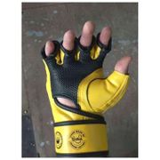 Jual Wolon Glove Mma Muaythai Kick Boxing Sarung Tinju Gloves 5 Finger Jari - Hitam
