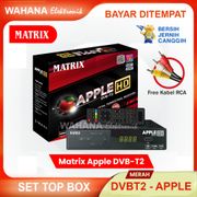 Set Top Box Tv Digital Matrix DVB T2 Apple HD EWS / set top box dvb t2 / set box tv digital / box tv digital / set top box tv tabung / stb dvb t2