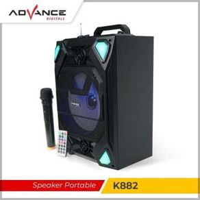 Speaker Aktif Bluetooth Advance Meeting Karaoke Portable K882
