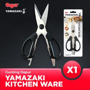 Bagus Yamazaki Kitchenware - Gunting Dapur Stainless Steel 100 % ORIGINAL