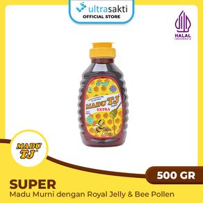 Madu TJ Super 500gr - Madu Murni Mengandung Royal Jelly dan Bee Pollen