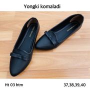 Sepatu  Flatshoes wanita Yongki Komaladi Hitam  HT03