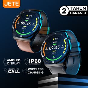 Smartwatch JETE AM2 Amoled Screen With Wireless Charging - Garansi 2 Tahun