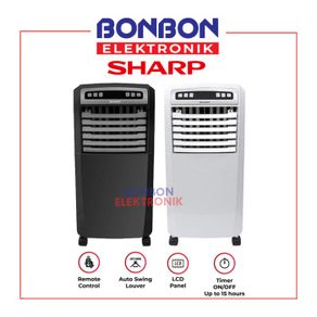 sharp air cooler pj-a55ty-b/w / pja55ty / pja55tyb / pja55tyw - putih