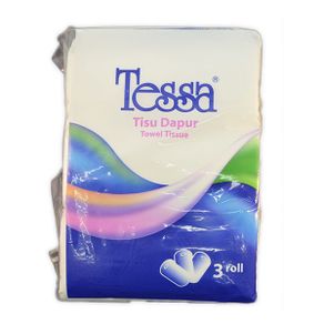 TESSA KITCHEN TOWEL 3 ROLL 70 SHEETS TP-01