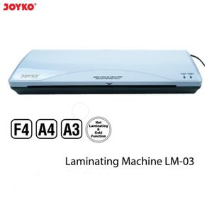 joyko mesin laminating laminasi hot cold laminator a3 f4 a4 lm-03 lm03