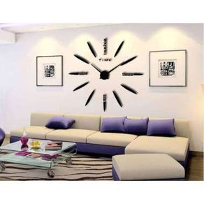 Jam Dinding Besar DIY Giant Wall Clock Quartz 80-130cm