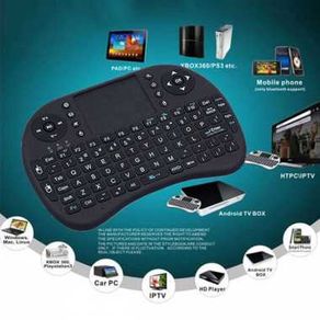 Mini Keyboard Wireless 2.4GHz dengan Touch Pad Mouse - i8