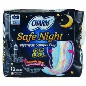 charm safe night 35 cm 12 pad