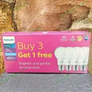 Philips Paket 4w LED Bulb MyCare Multipack isi 4 buah Lampu LED 4 watt