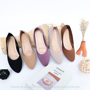 Gratica Sepatu Wanita Flat Shoes Rajut Lancip AM 72